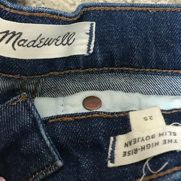 Madewell The High-Rise Slim Boyjean - Picture 10 of 12